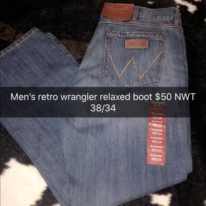 Men’s wrangler jeans! NWT